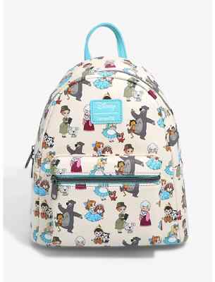 LOUNGEFLY Disney Chibi Animal Love Mini Backpack Nwt Loungefly Disney - Chibi Animal Love (Pinocchio, Baloo, etc  main image 2