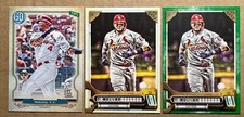 Yadier Molina 2020 Topps Gypsy Queen & 2022 GQ Base & Green Parallel.