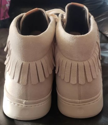 Mens Sz 9 Ugg Australia Cali Lace High Fringe Suede Chukka Sneakers 1020137 Ugg Australia Men main image 3