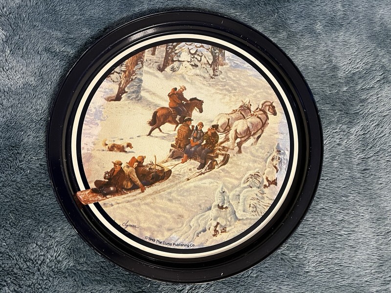Curtis Publishing Company Tin Plate