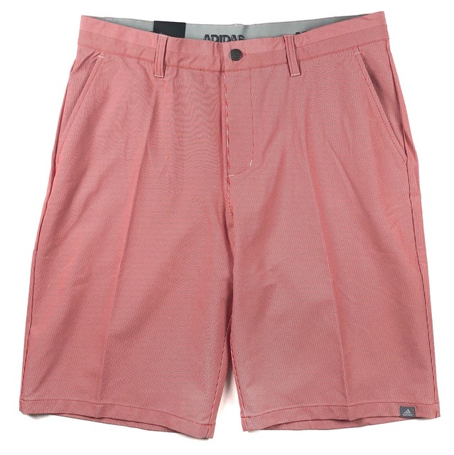 red adidas golf shorts