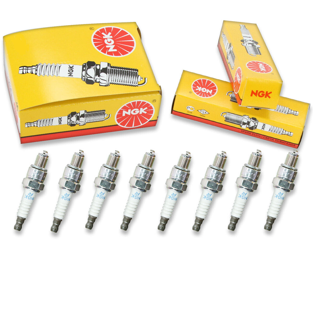 8 pc NGK 6535 CR5HSB Standard Spark Plugs for Z9Y U16FSRUB U16FS-UB TY26711 gv