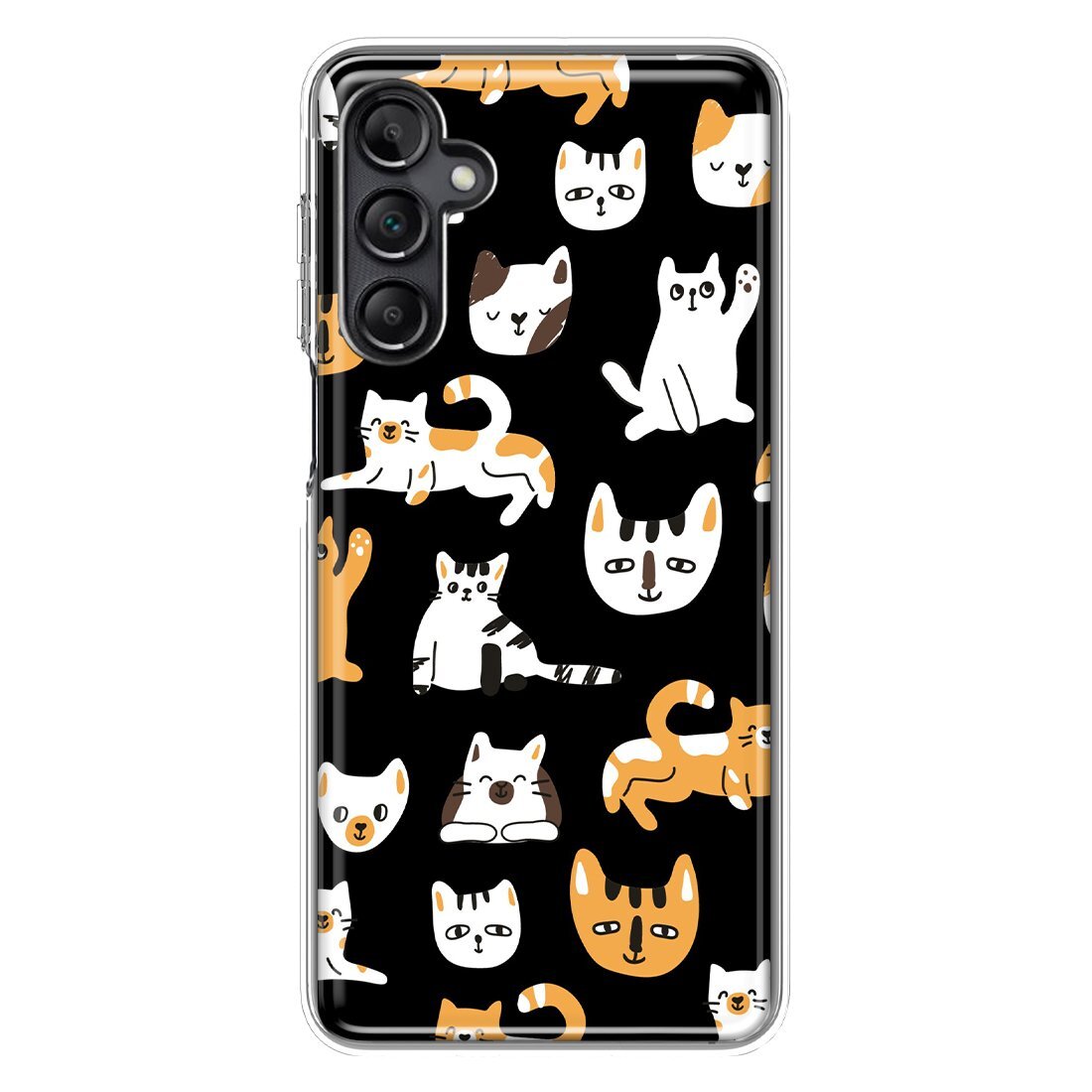 Mundaze Case for Samsung Galaxy A15 5G Cover Cute Happy Cat Friends Mundaze Case for Samsung Galaxy A15 5G Cover Cute Happy Cat Friends