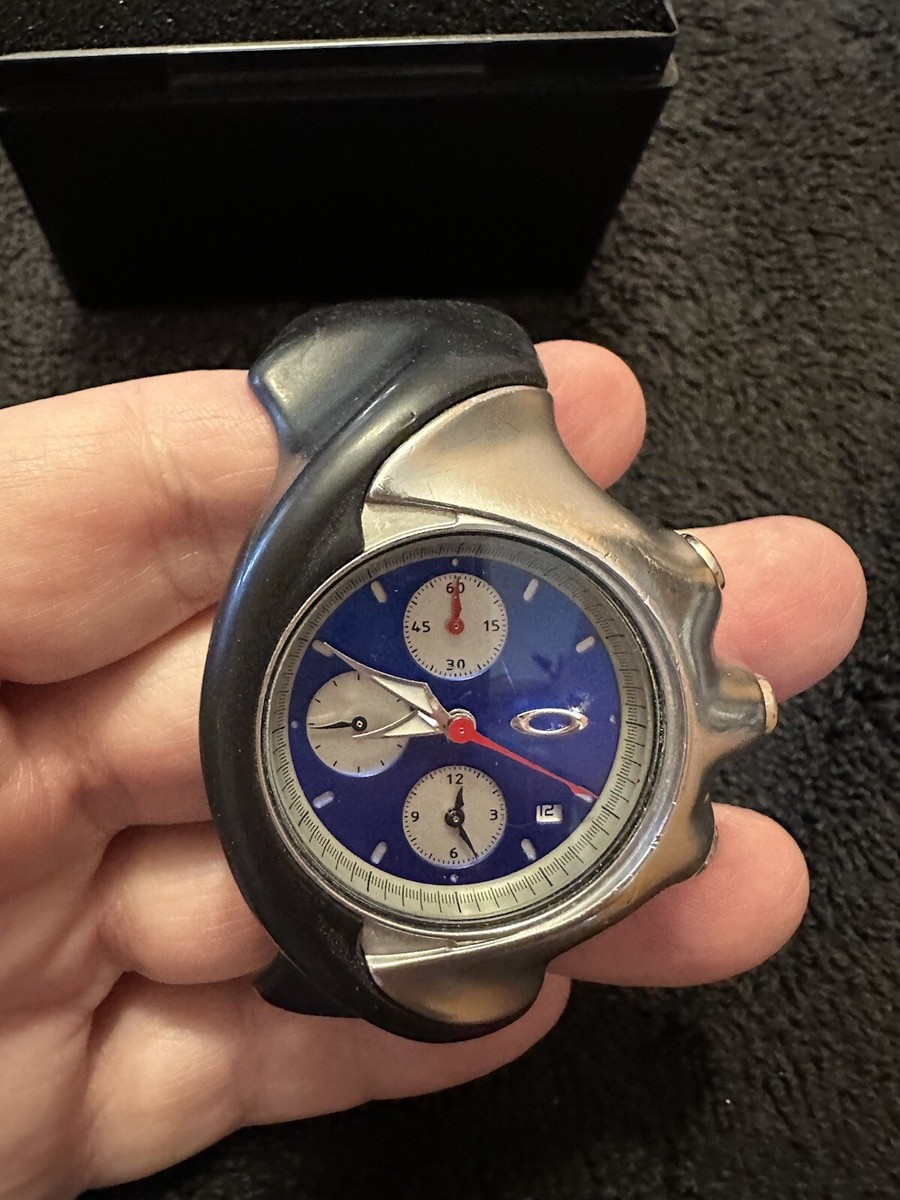 Oakley Detonator Blue Dial 44mm Quartz Men's Watch | eBay Oakley Detonator Blue Dial 44mm Quartz Men's Watch | eBay