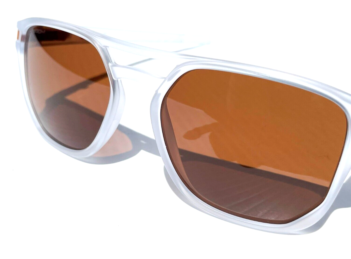 NEW Oakley LATCH BETA Matte Clear PRIZM Bonze Lens Sunglass NEW Oakley LATCH BETA Matte Clear PRIZM Bonze Lens Sunglass