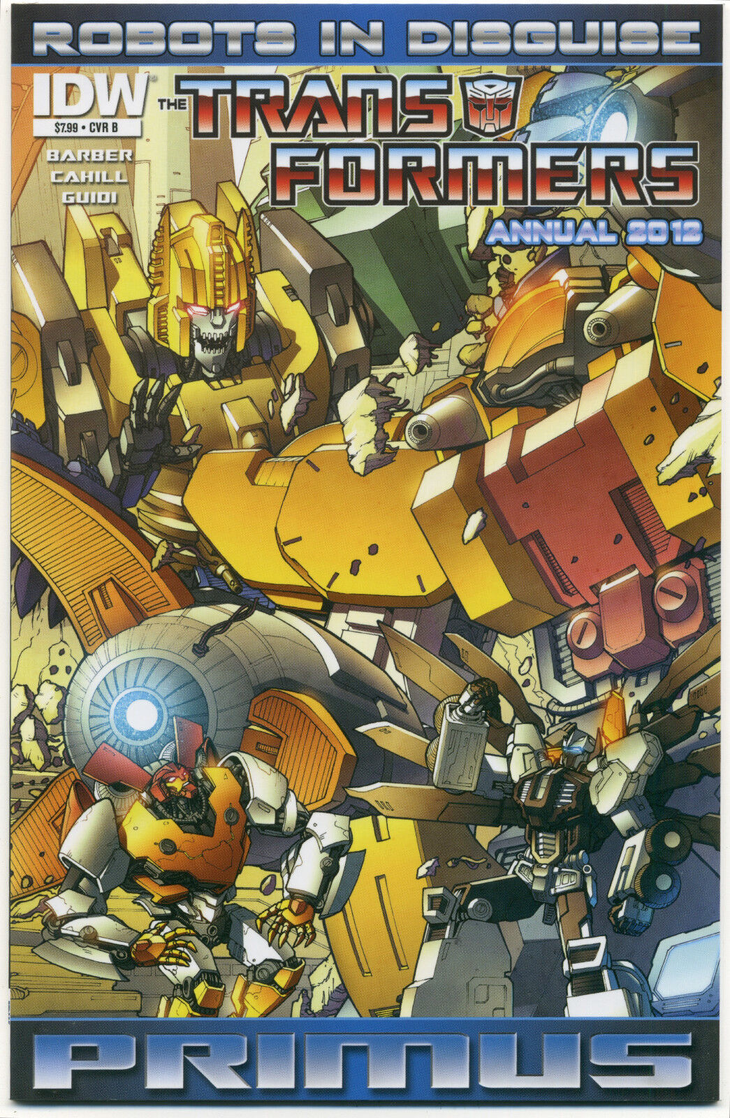 TRANSFORMERS ROBOTS IN DISGUISE ANNUAL 2012; Cover B; MT, IDW Comics Comic