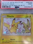 ☠️☠️ Pokemon PSA 9 Pikachu SM162 Sm Holo Team Up Blister Promo Mew Tail HD Swirl
