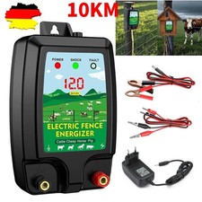 Weidezaunger&auml;t 12V/230V Elektrozaunger&auml;t Weidezaun Weideger&auml;t Elektrozaun 10km