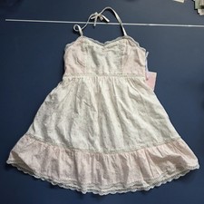 LoveShackFancy Target Girls Annabelle Ditsy Floral Halter Dress Light Pink Sz 14