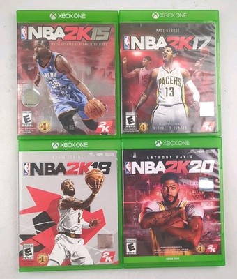 NBA 2K Lot Xbox One NBA 2K15 2K17 2K18 2K20 4 Game Basketball Bundle CIB Sports