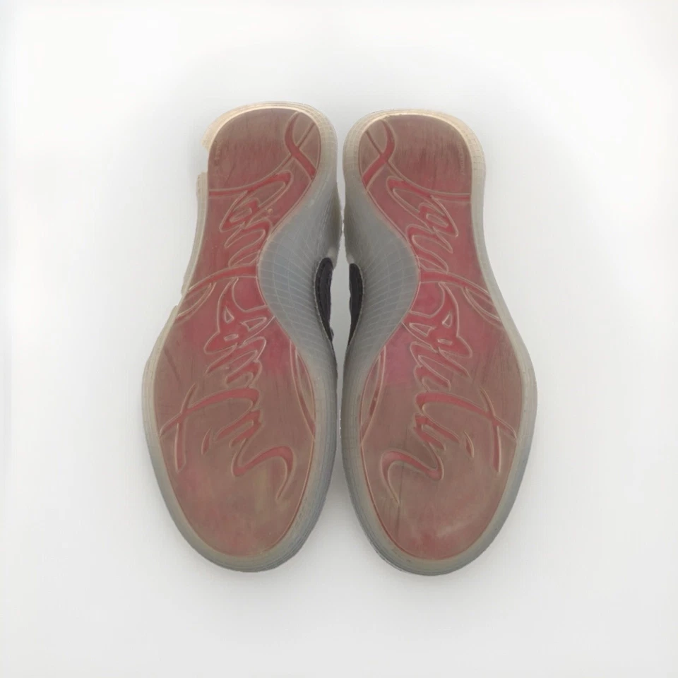 Christian Louboutin Arpoador Donna Zapatillas Planas de Malla y Gamuza Negras 37.5 Foto 3 de 4