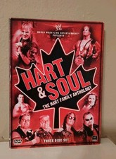 WWE Hart & Soul The Hart Family Anthology DVD Bret Hart, British Bulldog, Owen