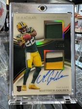 2025 Immaculate ISPR-MGN Matthew Golden RPA Rookie Dual Patch Auto 6/25