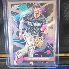 Topps 2025 Cosmic Chrome Base Set Jackson Holliday #163 Baltimore Orioles