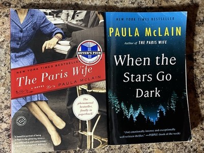 2 Book Lot Paula McClain The Paris Wife When The Stars Go Dark Paperback