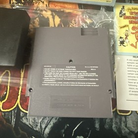 RARE Nintendo NES Rocky Bullwinkle & Friends Video Game Cartridge & Box TESTED