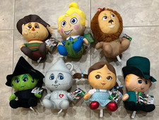COMPLETE SET 7 Wizard Of Oz Plush Toy Factory Large 10" Big Head NEW w/ tags