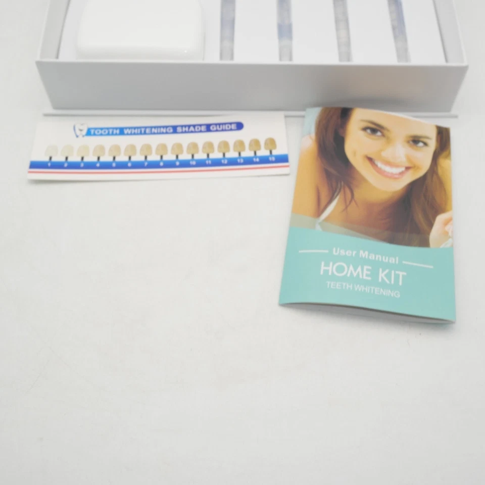 Novo kit de clareamento dental sorriso luz branca e pacote de refil lacrado - Imagem 3 de 4