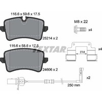 Textar 2521405 Bremsbelagsatz FüR Audi A8 D4 4H2 4H8 4HC 4HL