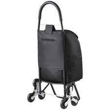 36L 6-Wheel Foldable Hand Cart Stair Climbing Capability