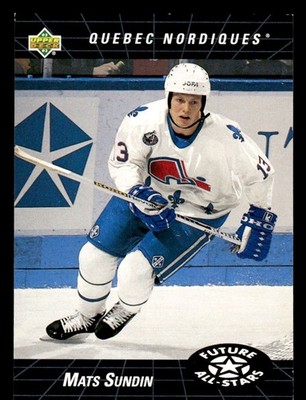 1992-93 Upper Deck All-Star Locker Series #59 Mats Sundin