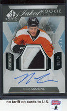2015-16 SP Game Used Inked Rookie Sweaters Patches #IRSNC Nick Cousins 41/49