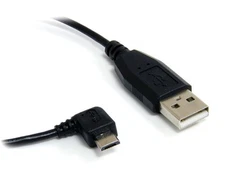 Startech 1 Ft Micro Usb Cable - A To Right Angle Micro B - Type A Male Usb -