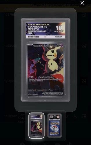 Graded Ace 10 Pokemon TCG Mimiku Illustration Rare Ascended Heroes
