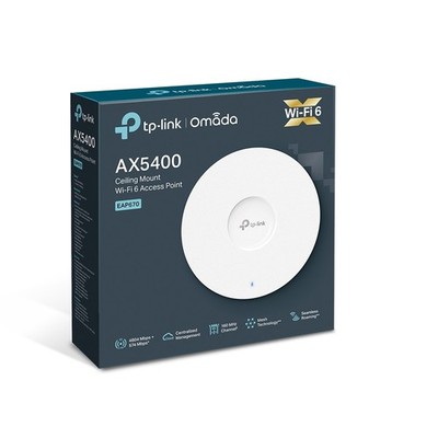 TP-Link EAP670 Omada WiFi 6 AX5400 Wireless Access Point 2.5G/Ceiling mount/POE