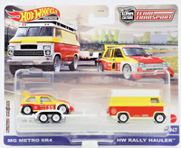 Hot Wheels Team Transport MG Metro 6R4 + HW Rally Hauler #47 1:64 Neu OVP