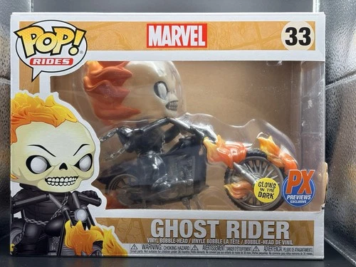 Ghost Rider #33 - Marvel Funko Pop Rides -PX Previews Exclusive (Vaulted)
