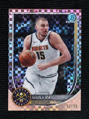 2025-26 Bowman Chrome Rose Gold X-Fractor 12/15 Nikola Jokic #BCV-100 1q7