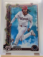 2025 Topps Holiday - James Wood #H94 (RC) Nationals