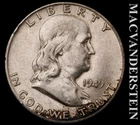 1949-D Silver Franklin Half Dollar - Scarce  High Grade  Lustrous  #L6569