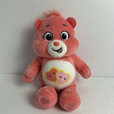 Care Bear Love A Lot Bear 10  Plush Stuffed Animal Coral Peach