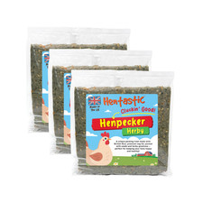 Hentastic Herby Henpecker 3 x 300g | Pecking Block Treat, Chickens & Poultry
