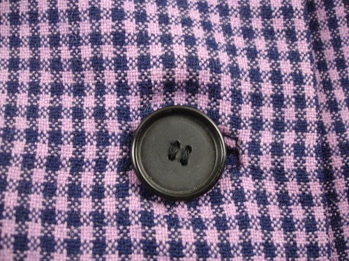 Women's S M 1980's Geoffrey Beene Coat Black Purple Plaid Paisley Shawl Collar - Picture 10 of 18