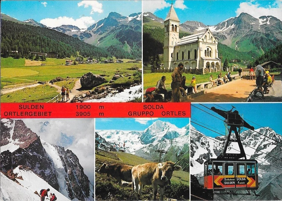 Ak Sulden und Solda im Ortlergebiet (Südtirol), Motive - Bild 1 von 1