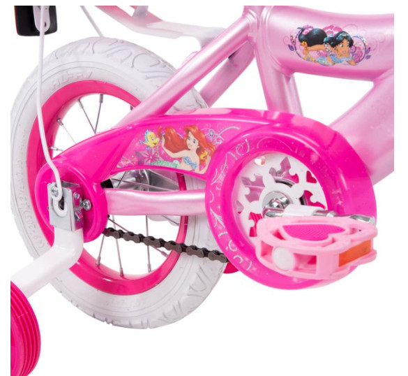 Huffy 52499 Disney Princess Girls' 12" Bike with Doll Carrier
