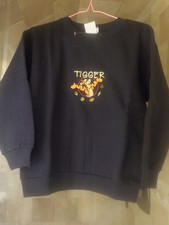 Vintage New Disney Winnie the Pooh Tigger Embrd. Sweatshirt Toddler sz. 6X lg.