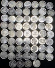 Lot Of 60 1 Gram 999 Fine Silver Rounds 1g Buffalo Monarch Various Mints Designs