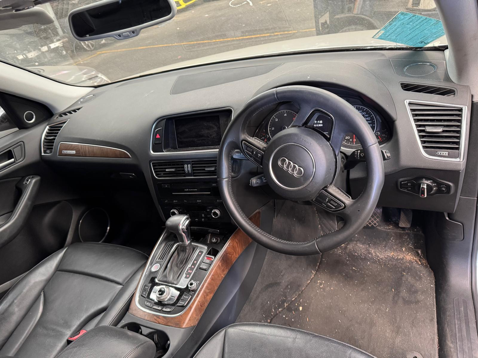 2013 Audi Q5 RIGHT DOOR MIRROR 8R POWER FOLD SILVER 12/2008-11/2014 765494 image 6