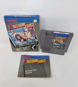 Freedom Force - Nintendo NES - Complete w/ Game, Manual & Box
