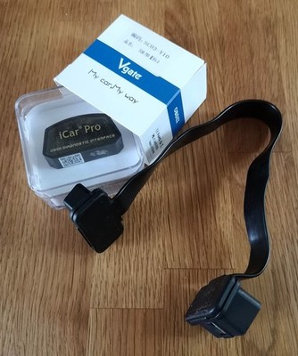 OBD II Adaper, Vgate, BT 4.0 mit OBD Verlängerungskabel - gebraucht wie neu
