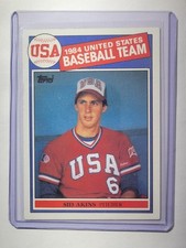 1985 Topps 1984 United States Baseball Team Sid Akins