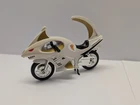 Vintage Mighty Morphin Power Rangers White Shark Cycle Bike Bandai 1995
