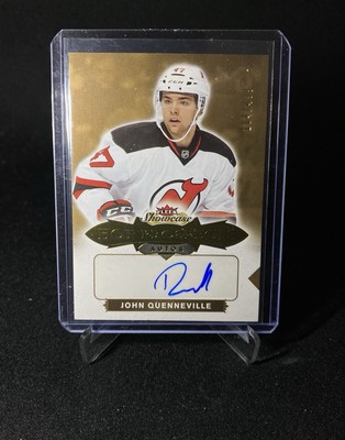2016-17 Fleer Showcase John Quenneville Hot Prospects Rookie Auto #193 NJD /499