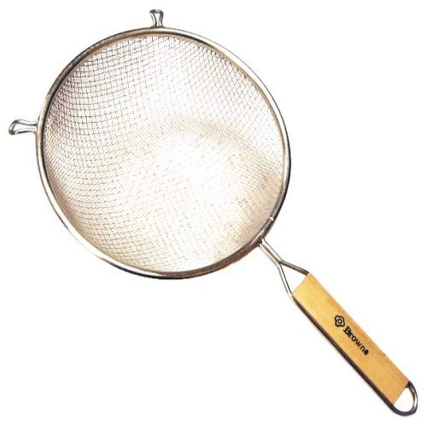 Colanders & Food Strainers 7-Inch Double Medium Mesh Strainer Comfort Handle