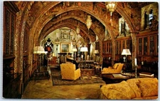 Postcard - Gothic Study, La Casa Grande, Hearst Castle - San Simeon, California
