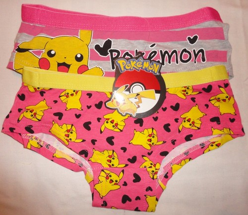 Harry Potter Pokemon TATTY TEDDY Chicas Calzoncillos Bragas Pantalones  Calzoncillos 2 Paquete | eBay